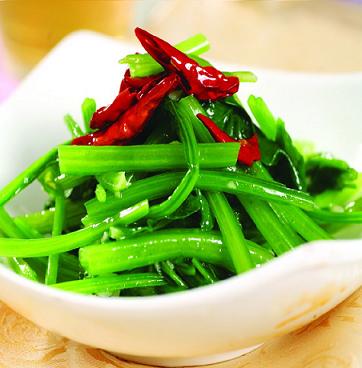 孕早期营养食谱:清拌菠菜