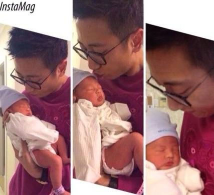 唐笑产马宝宝坚持喂母乳 望儿子长大是男神