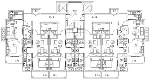 上海晶华坊公租房平面图